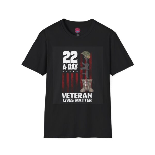 Veteran Lives Matter T-Shirt - 22 A Day Tribute Tee