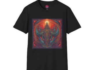 Mystical Vibe Unisex Softstyle T-Shirt - Bold Artwork for Spiritual Seekers