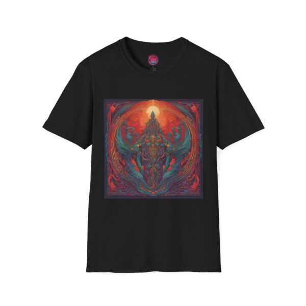 Mystical Vibe Unisex Softstyle T-Shirt - Bold Artwork for Spiritual Seekers