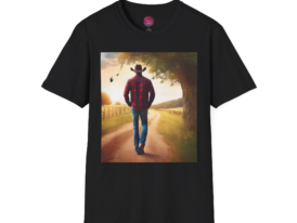 Cowboy Journey – Black Graphic Tee