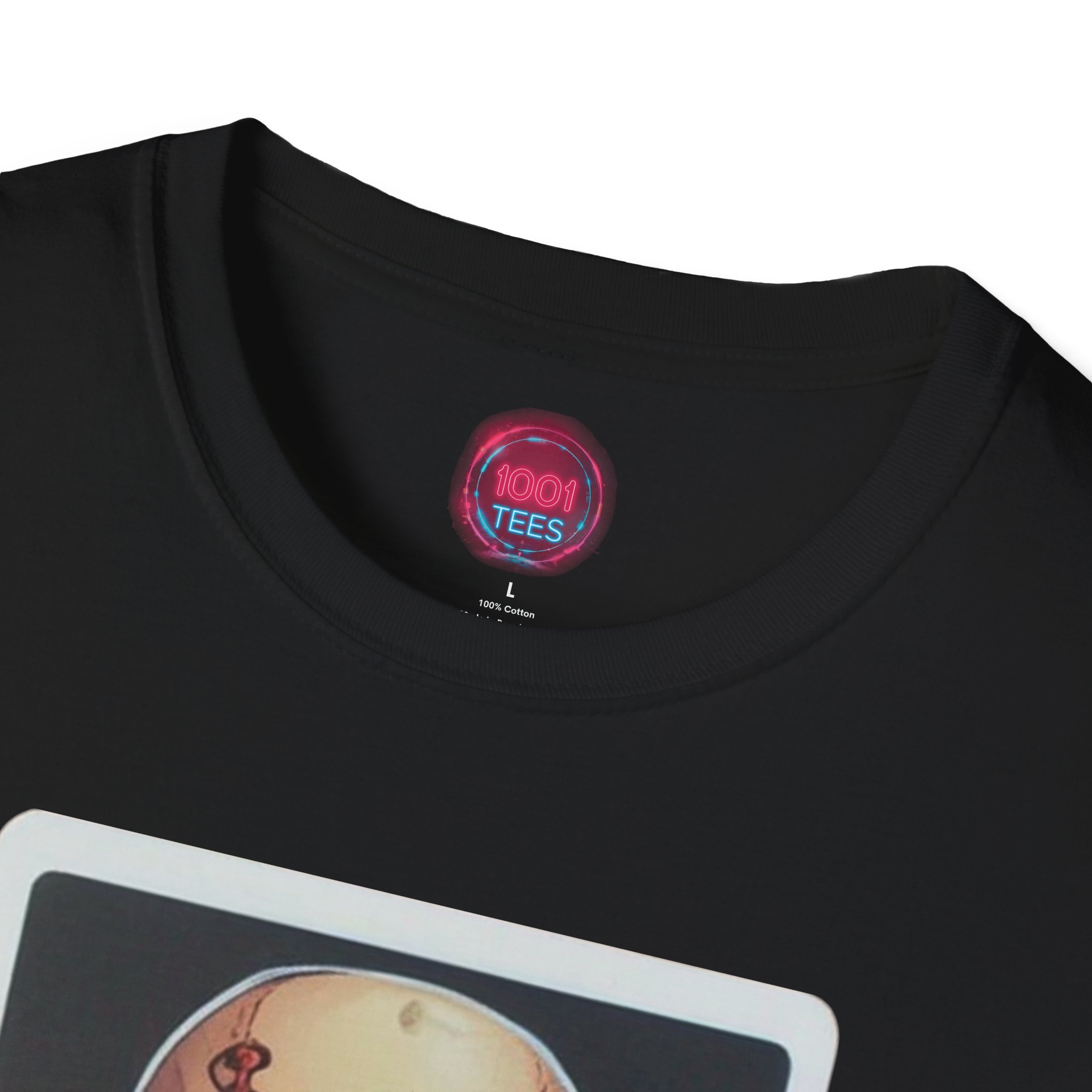 Unisex Softstyle T-Shirt - Creepy Skull Graphic Tee for Halloween or Everyday Wear - Image 3