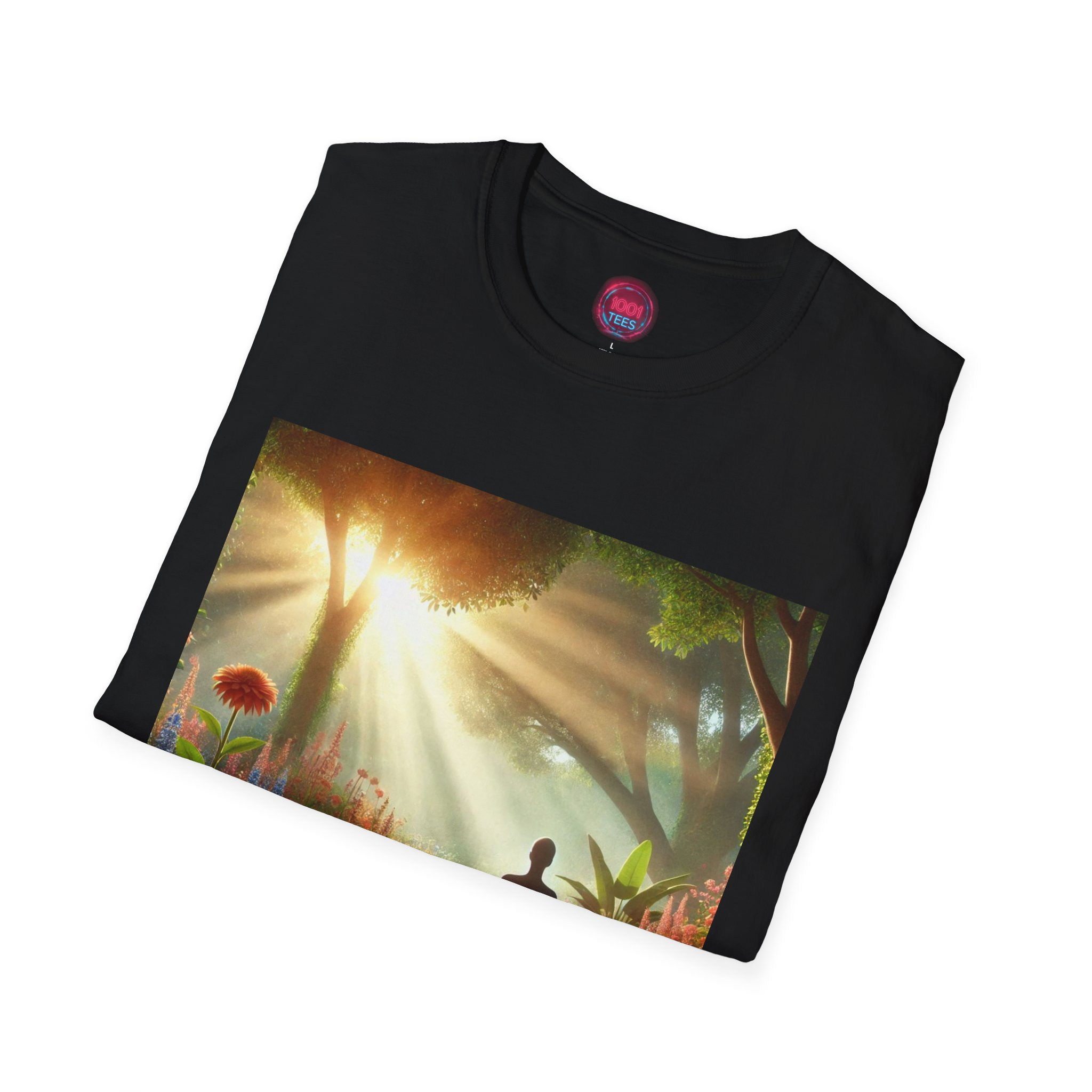 Zen Nature Vibes Unisex Softstyle T-Shirt - Image 8