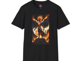 Phoenix Warrior Graphic – Black Graphic Tee