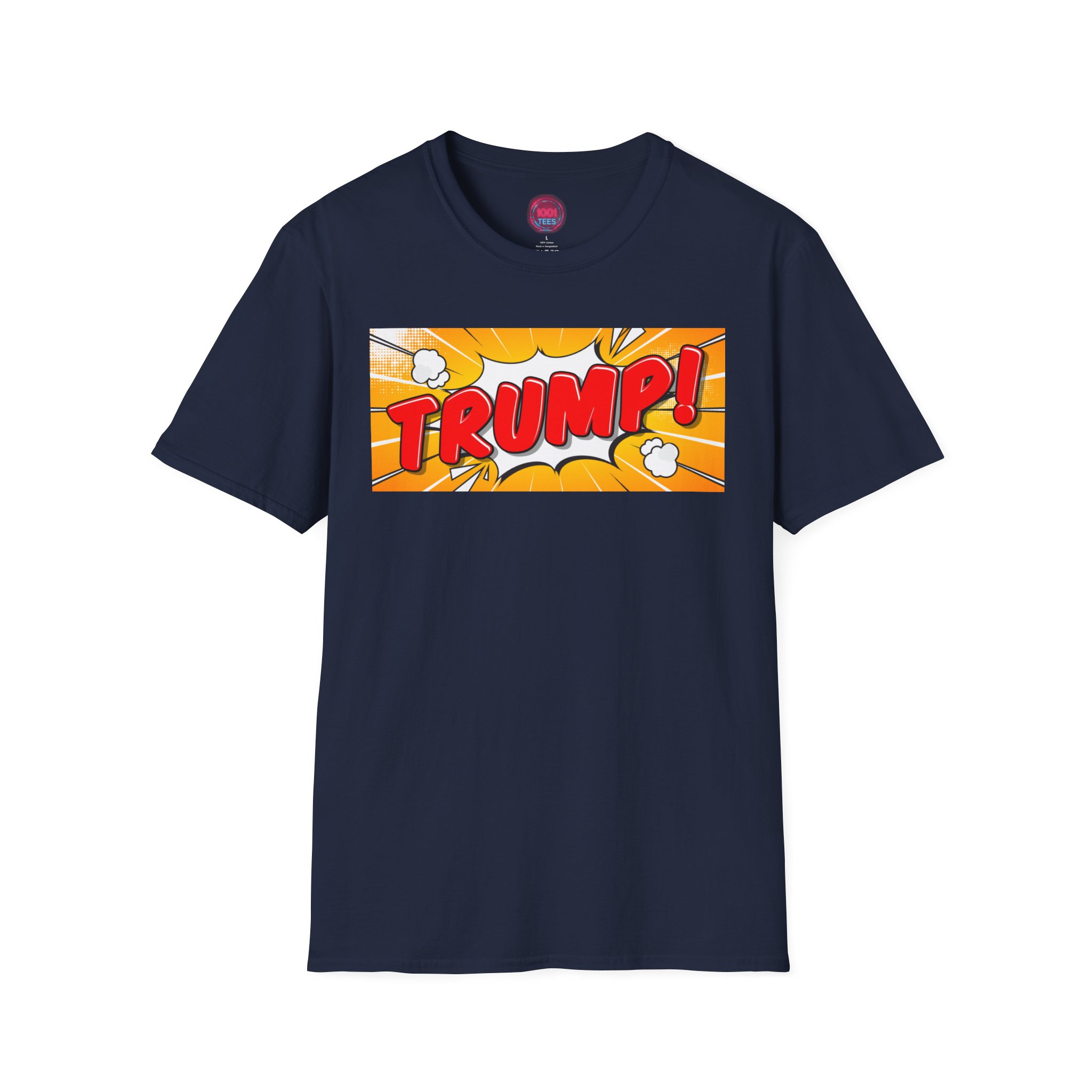 Trump Graphic T-Shirt - Unisex Softstyle Tee for Political Fans - Image 9