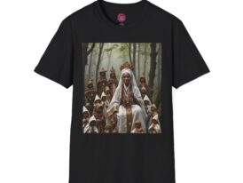 Mystical Forest Nature Vibes Apparel – Black Graphic Tee