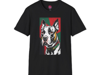 Dog Lover's Unisex Softstyle T-Shirt - Vibrant Bulldog Graphic