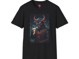 Demon Barista – Black Graphic Tee