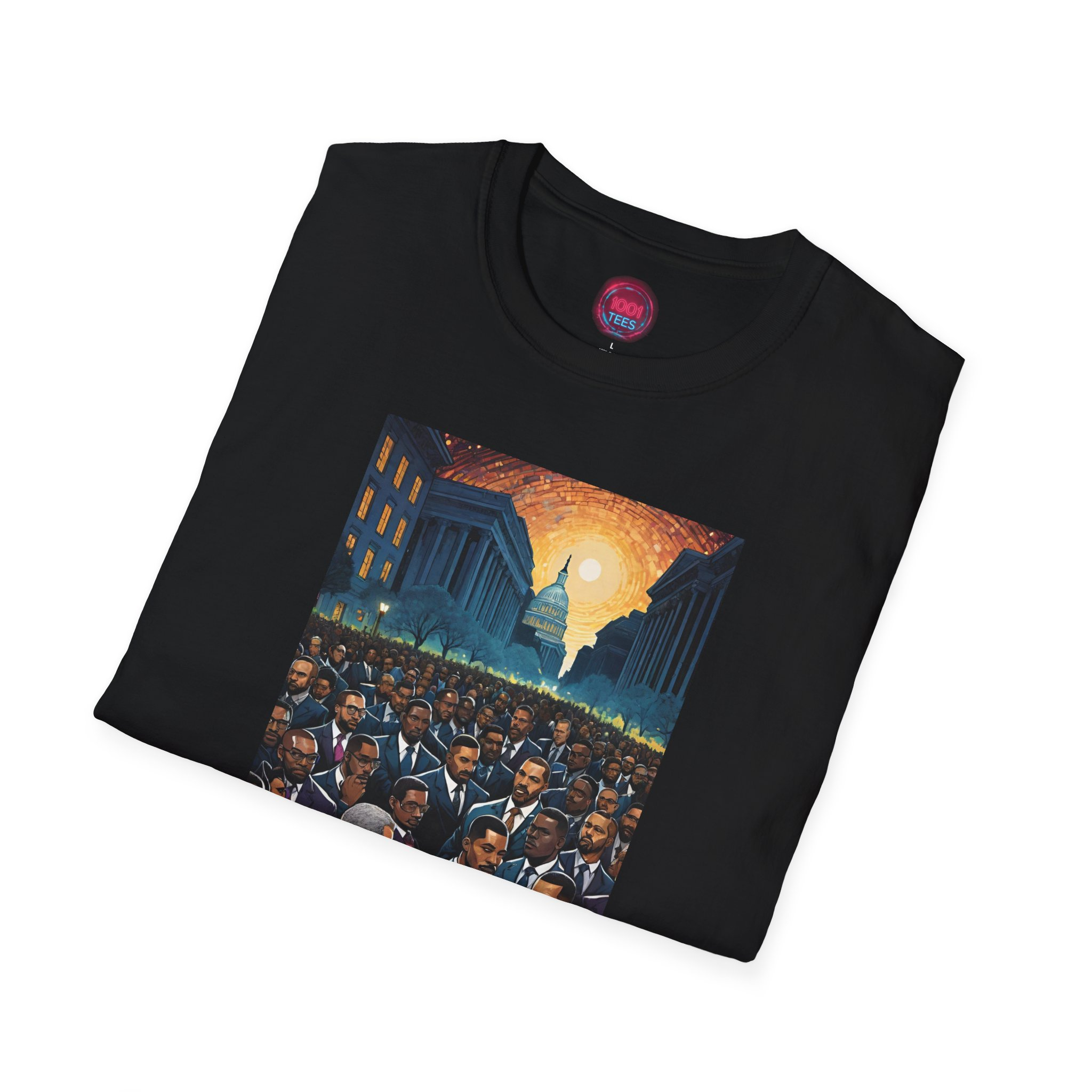 Empowerment Unisex Softstyle T-Shirt - Inspiring Art Design - Image 4