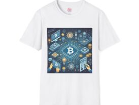 Cryptocurrency Bitcoin Design – Black Graphic Tee