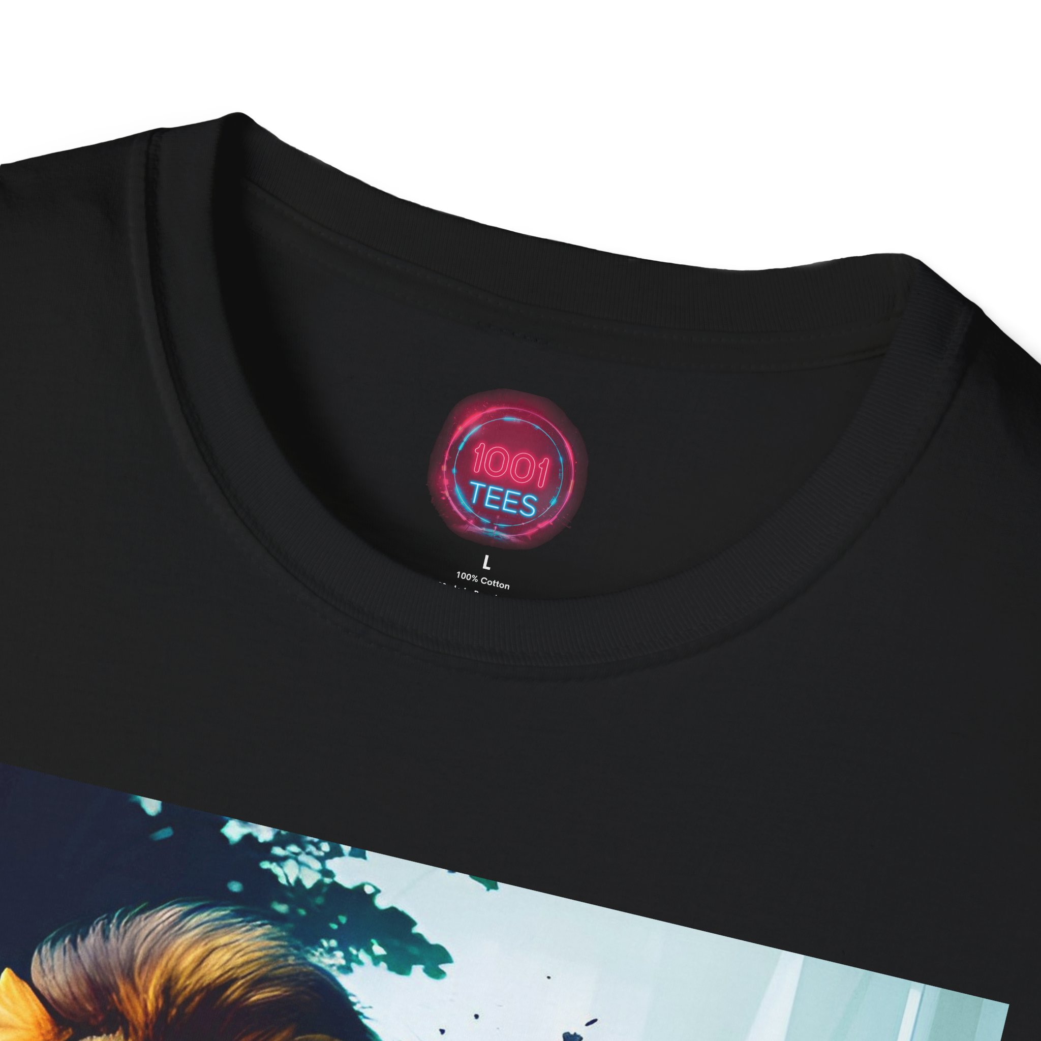 Majestic Lion Unisex Softstyle T-Shirt - Perfect for Nature Lovers - Image 3