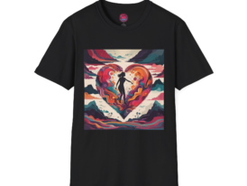 Artistic Heart – Black Graphic Tee