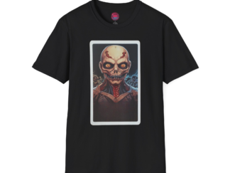 Unisex Softstyle T-Shirt - Creepy Skull Graphic Tee for Halloween or Everyday Wear