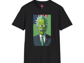Funny Rick-Inspired – Black Graphic Tee
