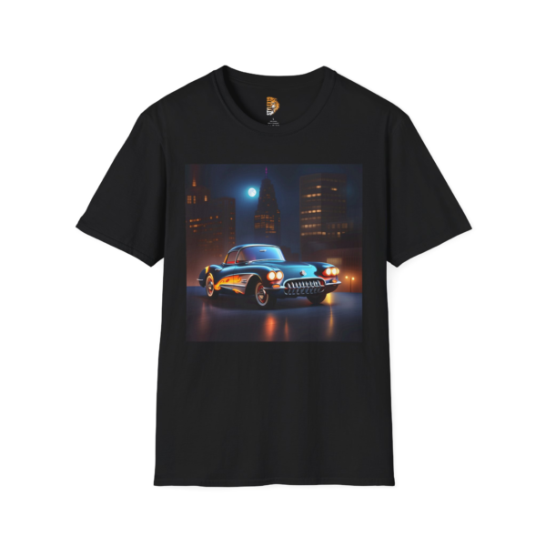 Retro Car Night Vibes Unisex Softstyle T-Shirt