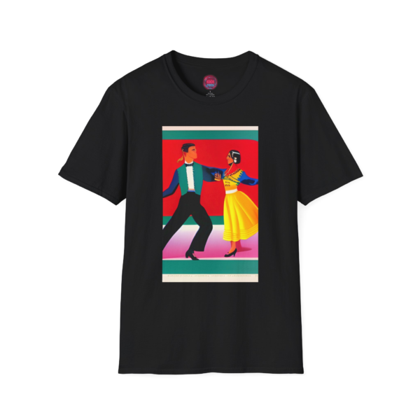 Cultural Dance Unisex Softstyle T-Shirt - Vibrant Art Design