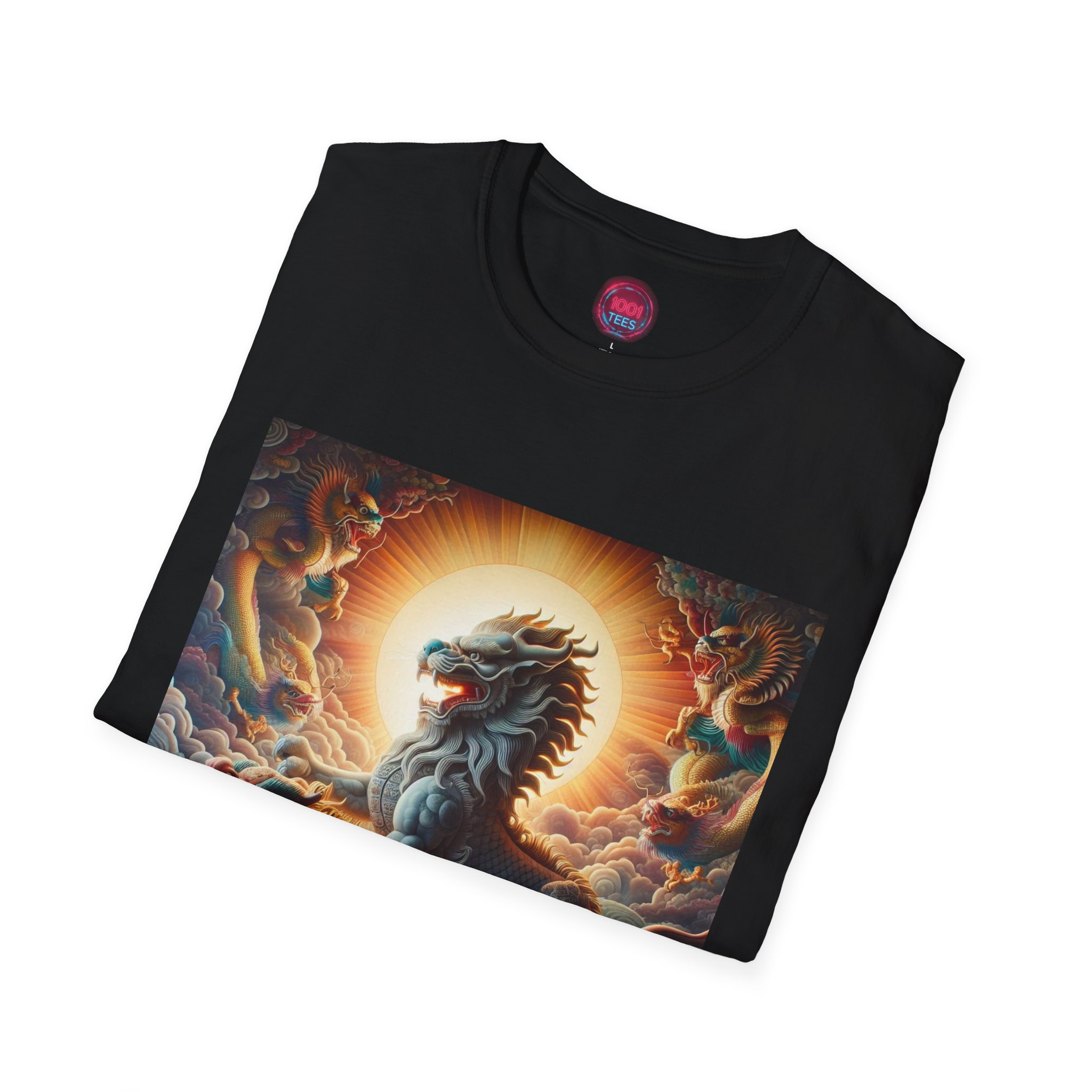 Mythical Guardian Unisex Softstyle T-Shirt - Image 4