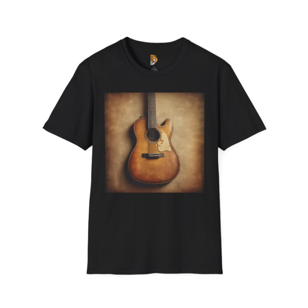 Vintage Guitar Unisex Softstyle T-Shirt - Perfect for Music Lovers