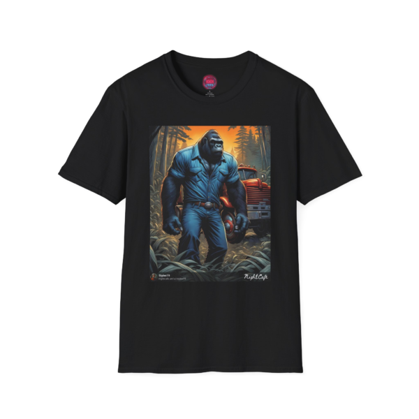 Vintage Gorilla Unisex Softstyle T-Shirt - Retro Design for Animal Lovers