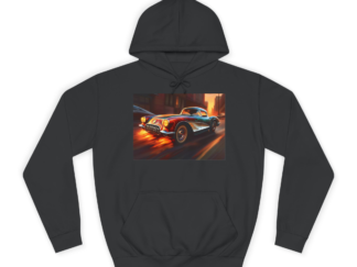 Vintage Car Unisex College Hoodie – Perfect for Auto Enthusiasts