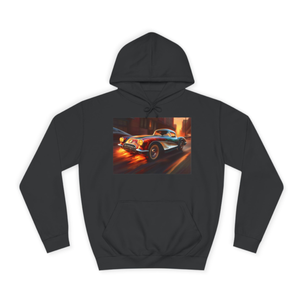 Vintage Car Unisex College Hoodie – Perfect for Auto Enthusiasts