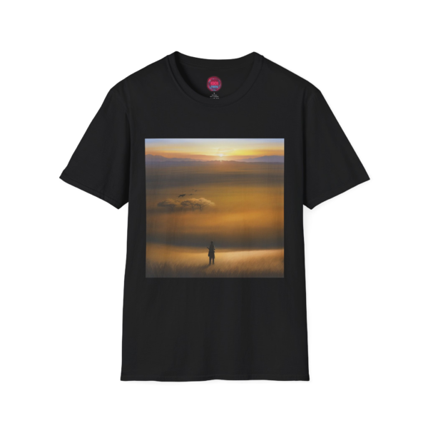 Serene Sunset Unisex Softstyle T-Shirt - Nature Aesthetic