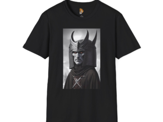 Menacing Fantasy Warrior Unisex T-Shirt - Perfect for Gaming and Comic Fans