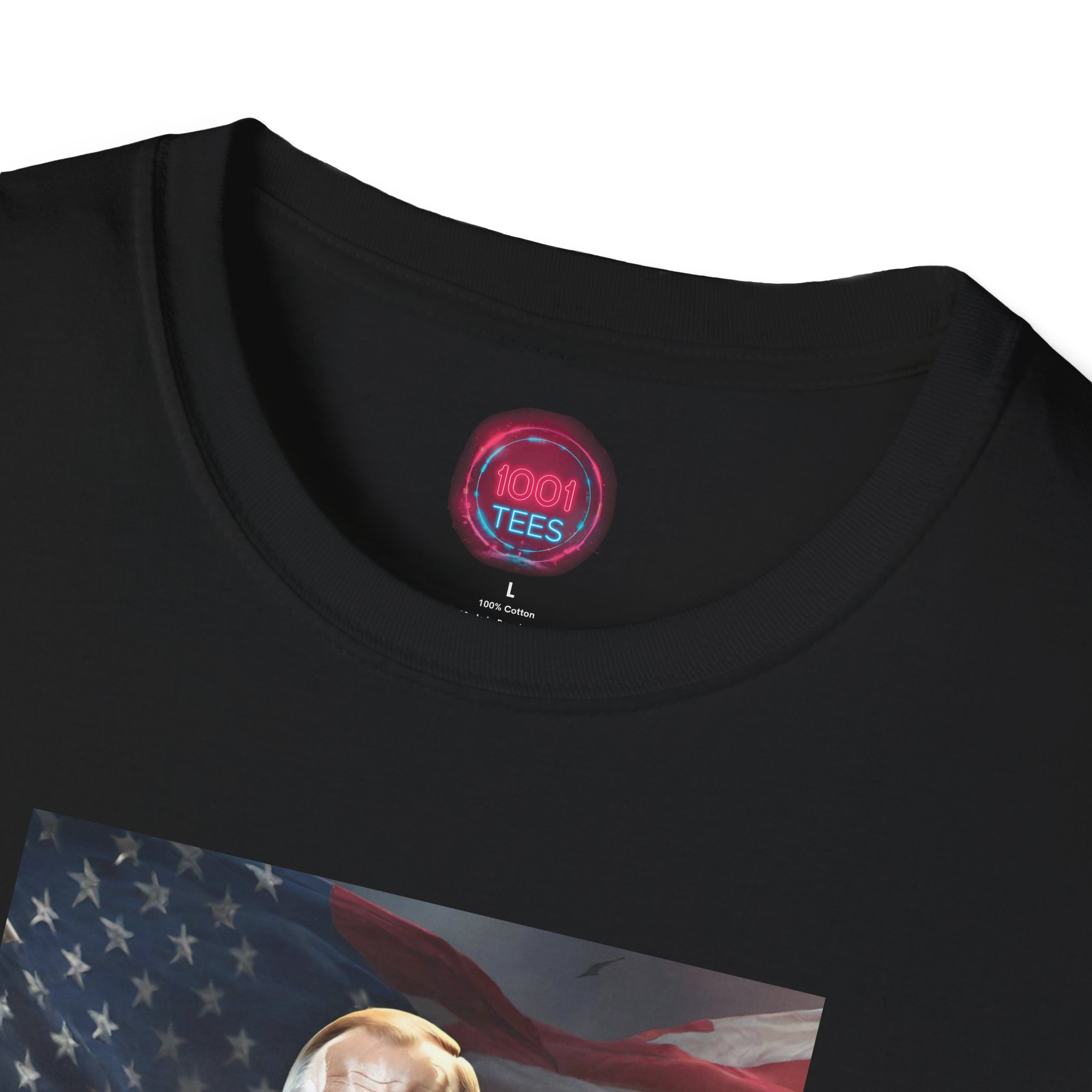 Presidential Patriot Unisex Softstyle T-Shirt - Bold American Design - Image 3