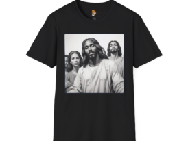 Inspirational Jesus Graphic – Black Graphic Tee