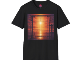 Sunset Chains Inspirational – Black Graphic Tee