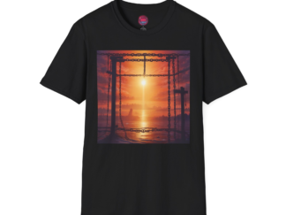 Sunset Chains Unisex Softstyle T-Shirt - Inspirational Graphic Tee