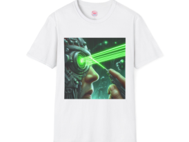 Futuristic Cyberpunk Graphic T-Shirt - Tee – Black Graphic Tee