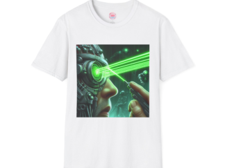 Futuristic Cyberpunk Graphic T-Shirt - Unisex Softstyle Tee