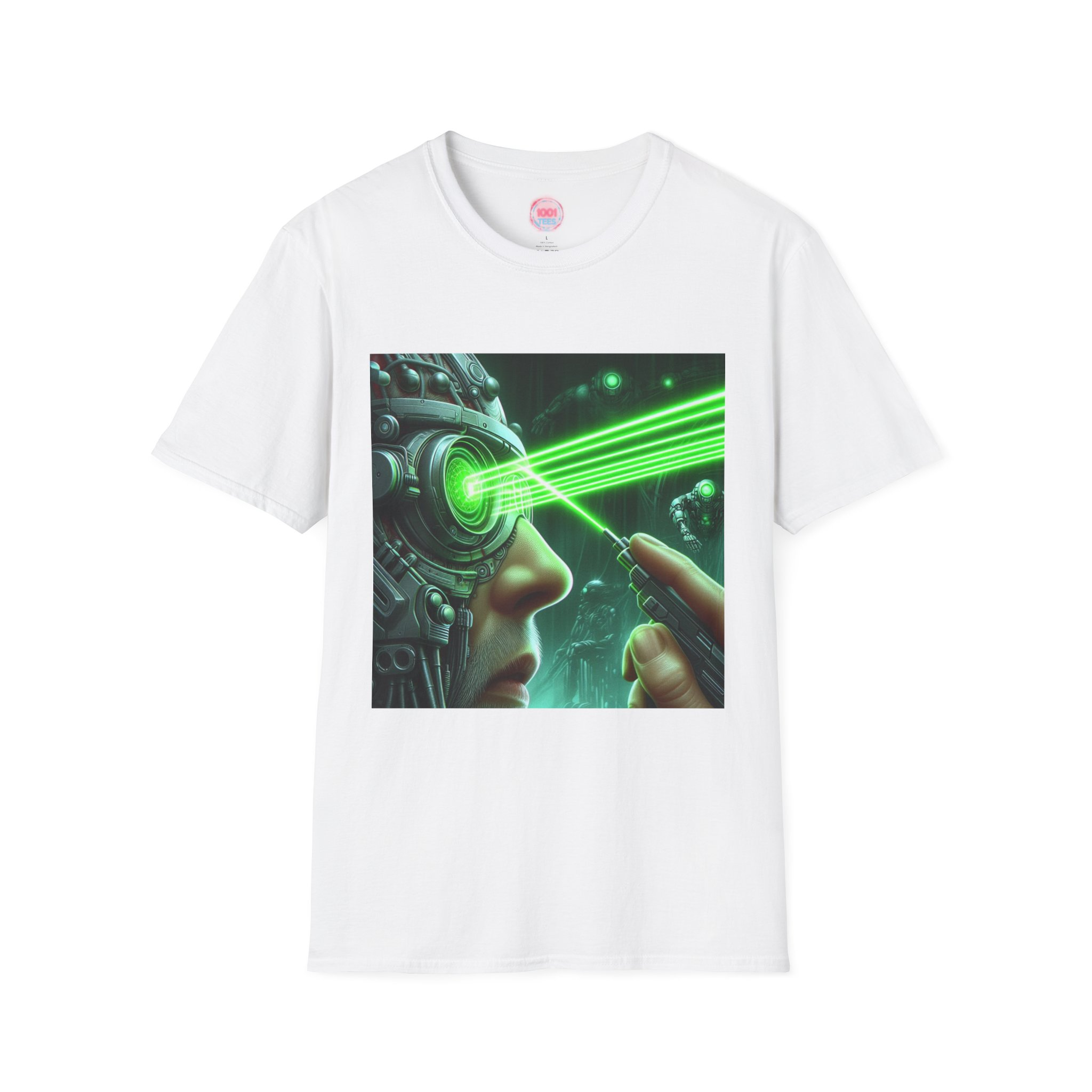 Futuristic Cyberpunk Graphic T-Shirt - Unisex Softstyle Tee