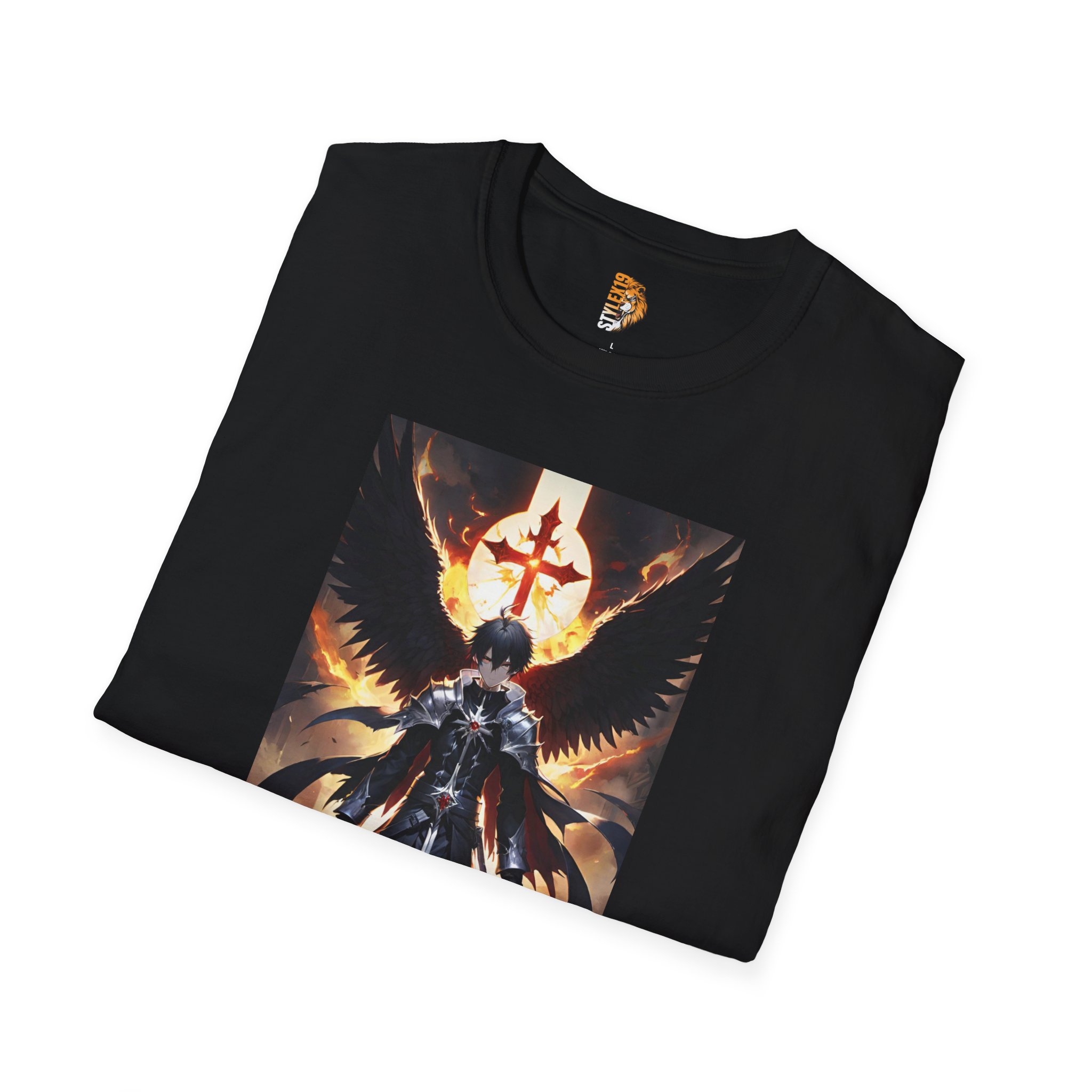 Gothic Angel Unisex T-Shirt | Dark Fantasy Tee - Image 4