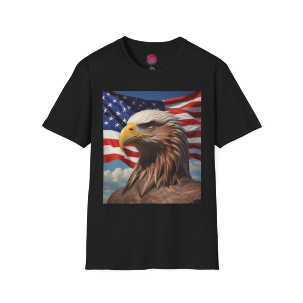 Patriotic Eagle Graphic Unisex Softstyle T-Shirt