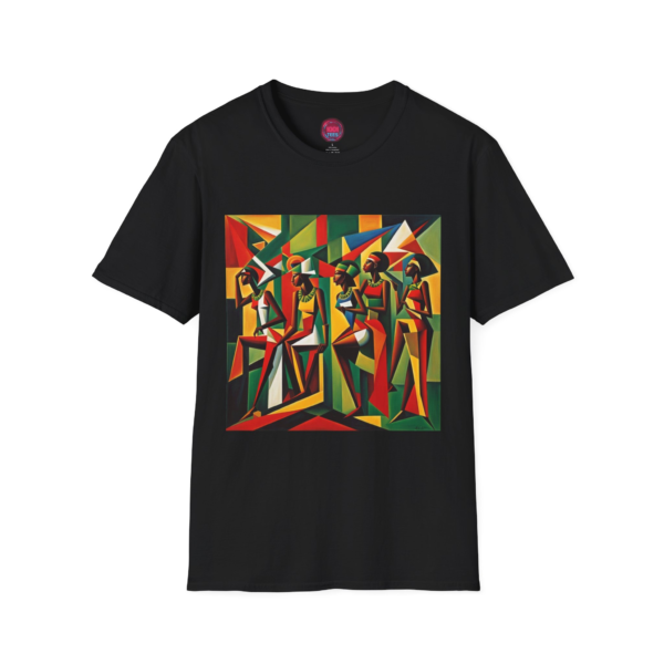 Vibrant Afrocentric Art Unisex Softstyle T-Shirt
