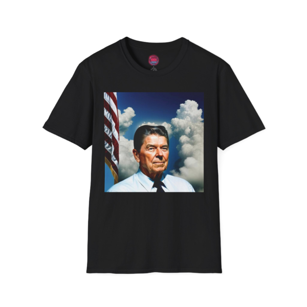 Reagan Portrait Unisex Softstyle T-Shirt - Vintage Political Tee