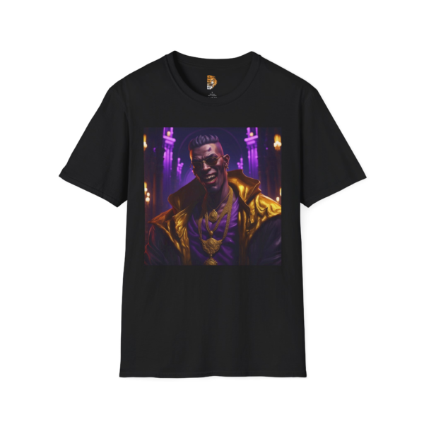 Vampire Rapper Graphic Unisex T-Shirt - Stylish Vibrant Urban Streetwear Art