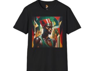 Artistic Unisex T-Shirt - Vibrant African Portrait Design
