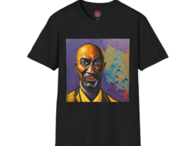 Vibrant Art Bold Expression for Creative Souls – Black Graphic Tee