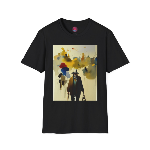 Artistic Unisex Softstyle T-Shirt - Bold Abstract Design