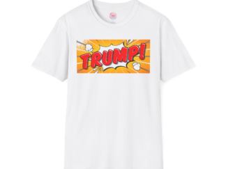 Trump Graphic T-Shirt - Unisex Softstyle Tee for Political Fans