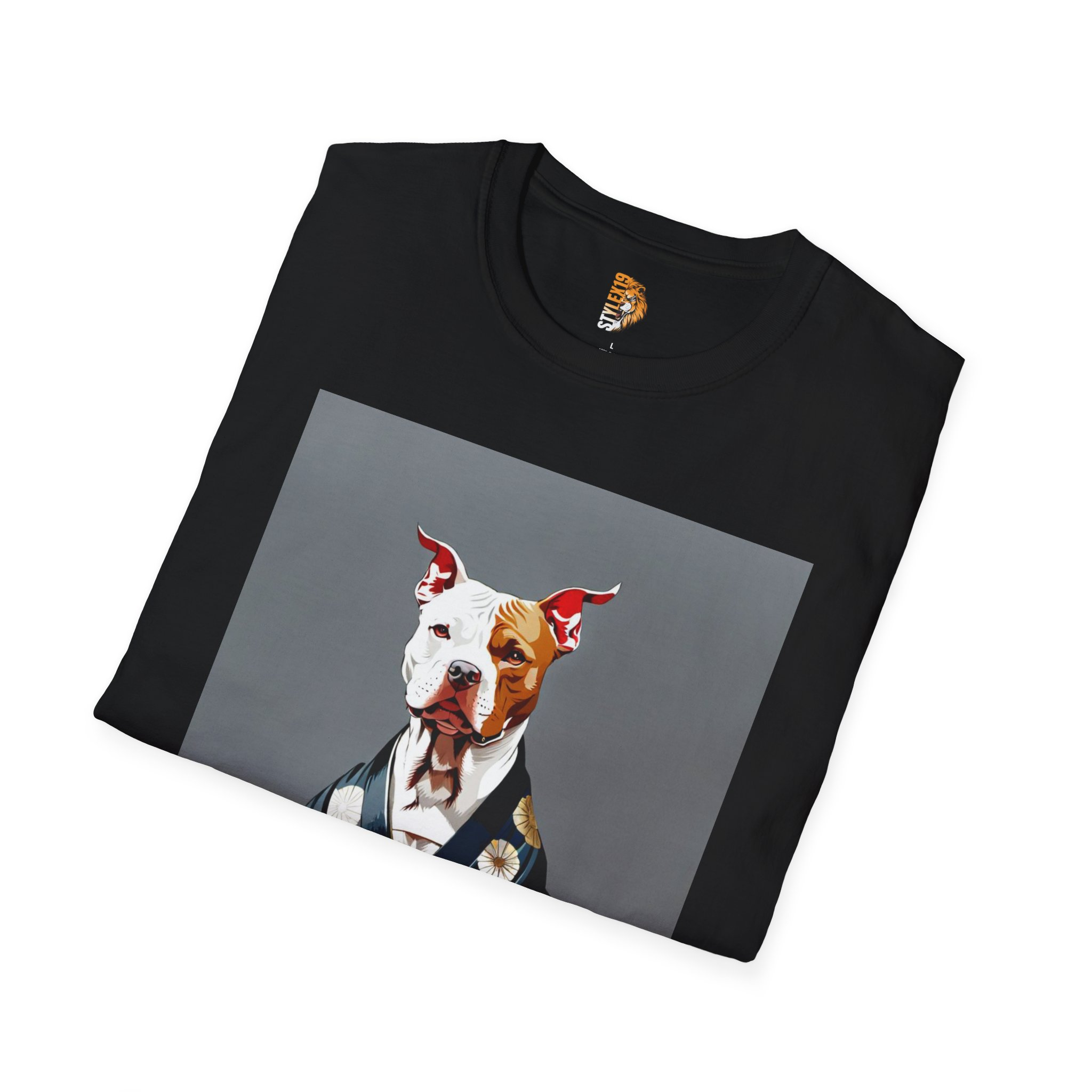 Kawaii Dog in Kimono Unisex Softstyle T-Shirt - Cute Pet Lover Apparel - Image 8