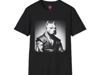 Epic Dog Warrior Unisex Softstyle T-Shirt