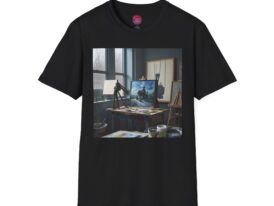Art-Inspired for Creative Souls – Black Graphic Tee