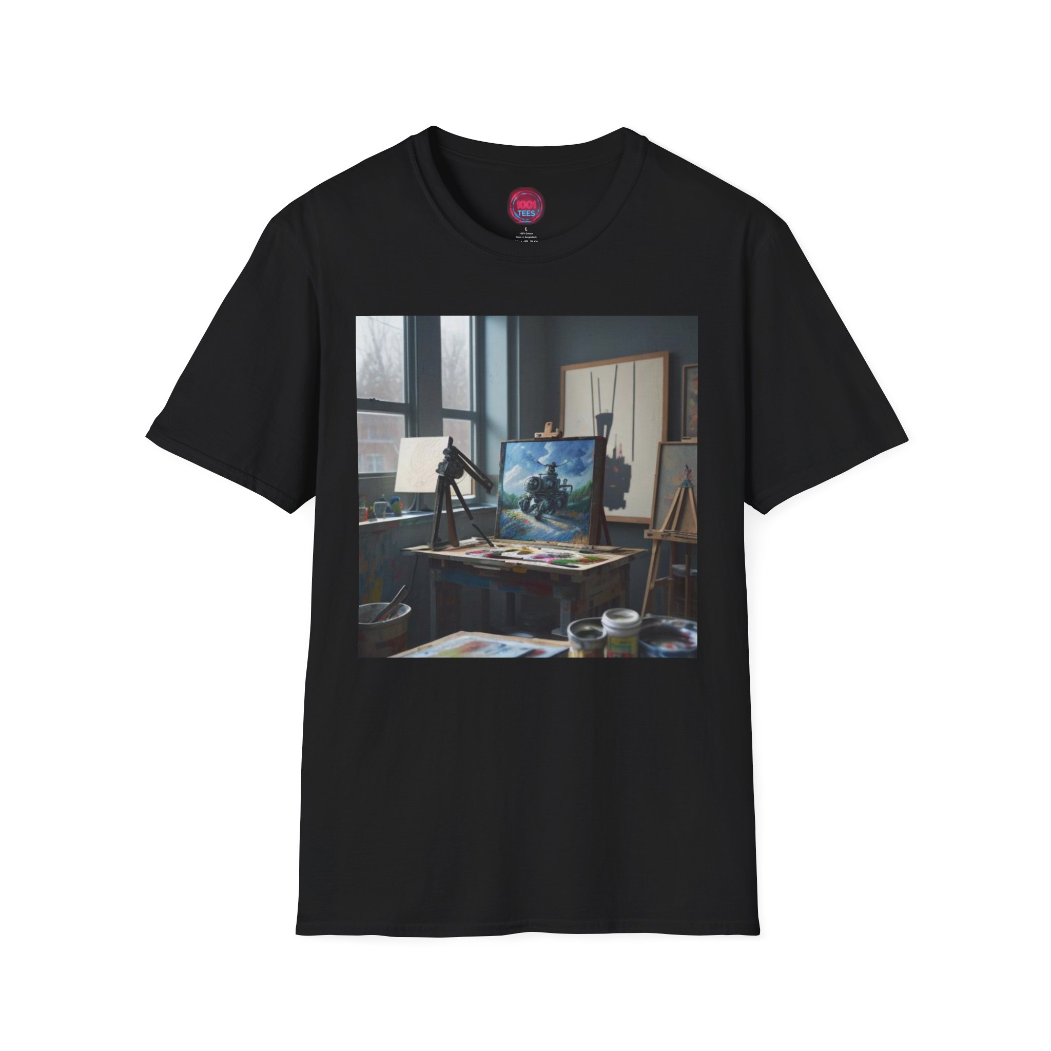 Art-Inspired Unisex Softstyle T-Shirt for Creative Souls