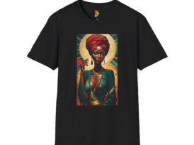 Empowered Woman Black for Self-Expression & Celebration – Black Graphic Tee