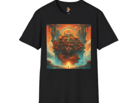 Dreamscape Explore the Unknown – Black Graphic Tee