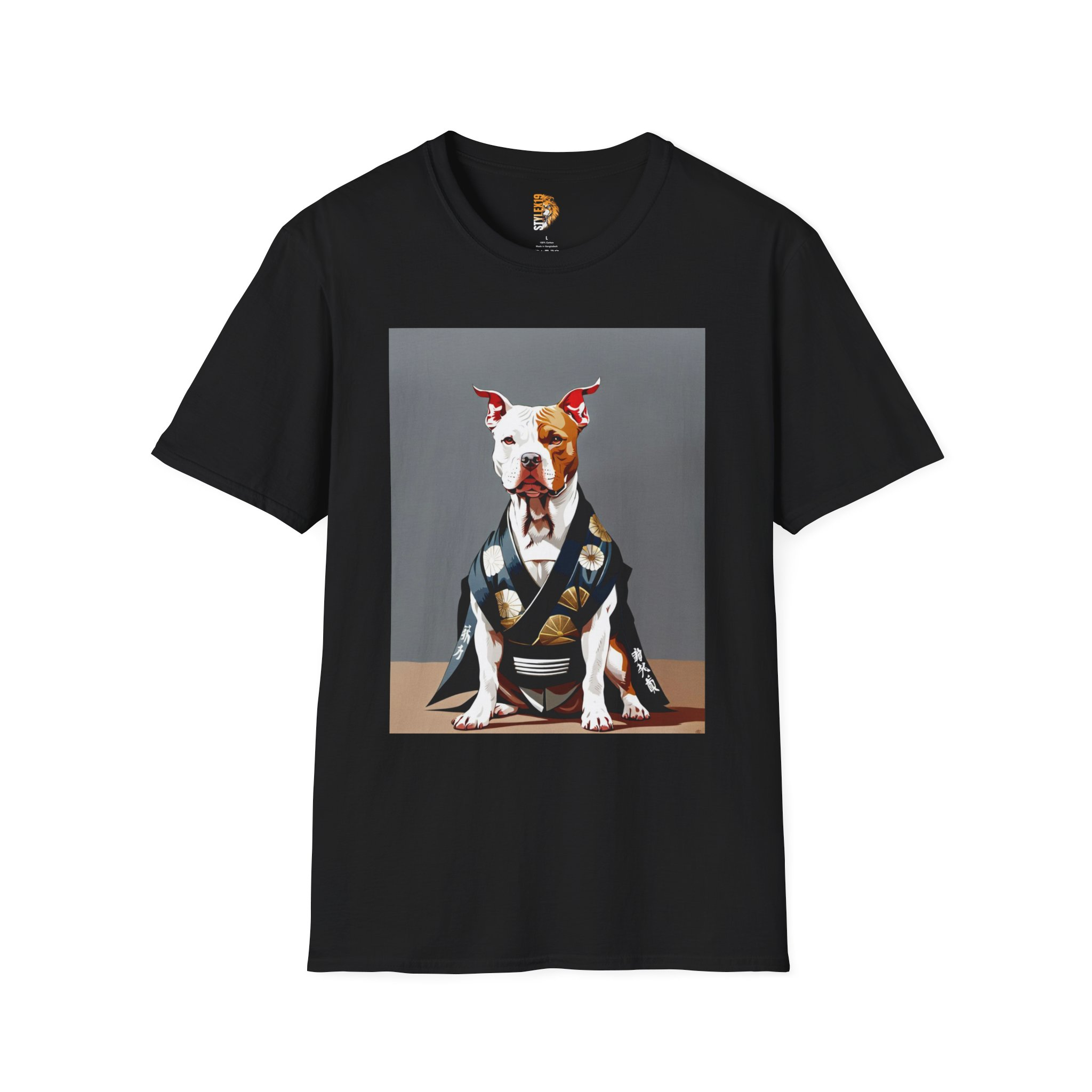 Kawaii Dog in Kimono Unisex Softstyle T-Shirt - Cute Pet Lover Apparel - Image 5
