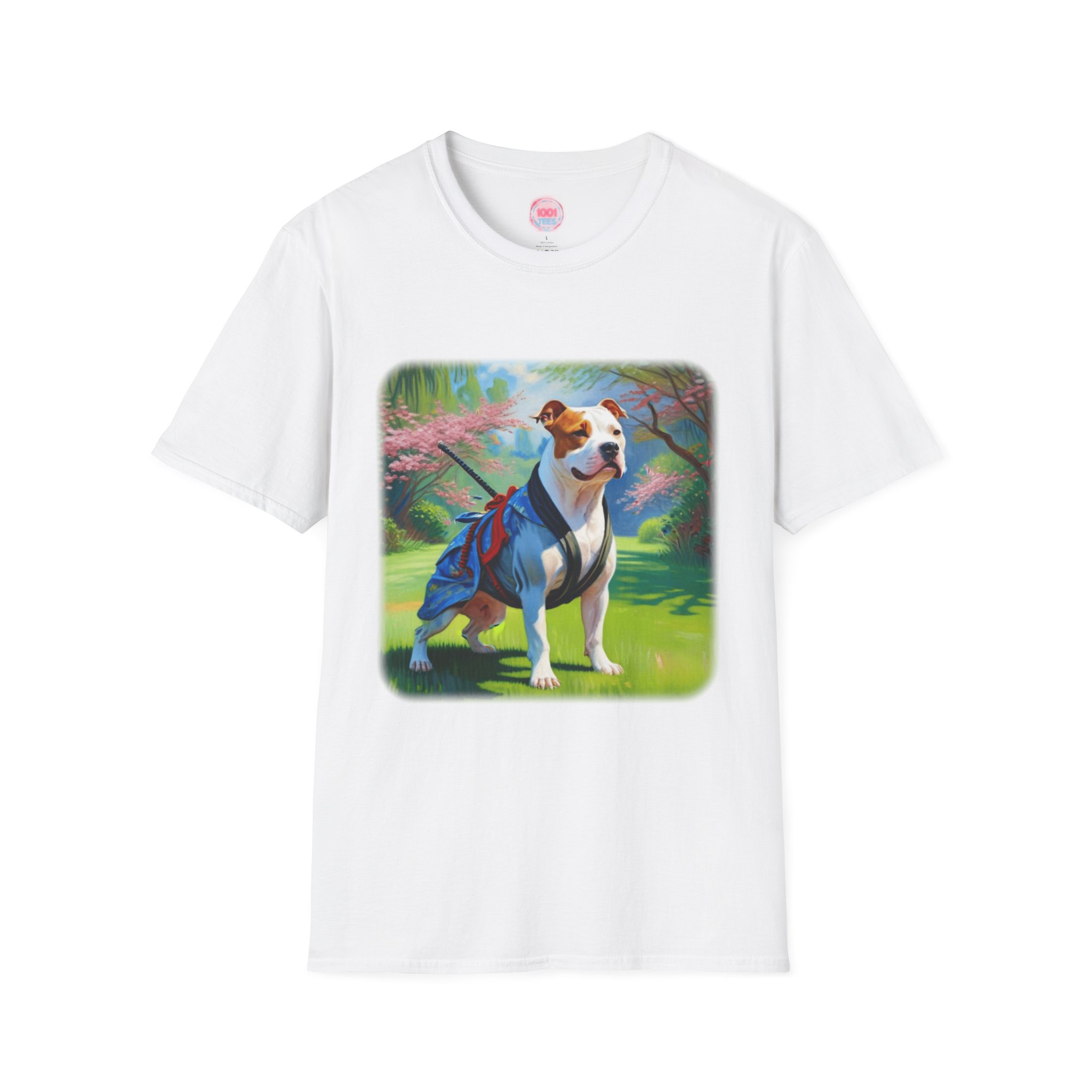 Dog Lover Unisex Softstyle T-Shirt - Vibrant Pet Art Tee